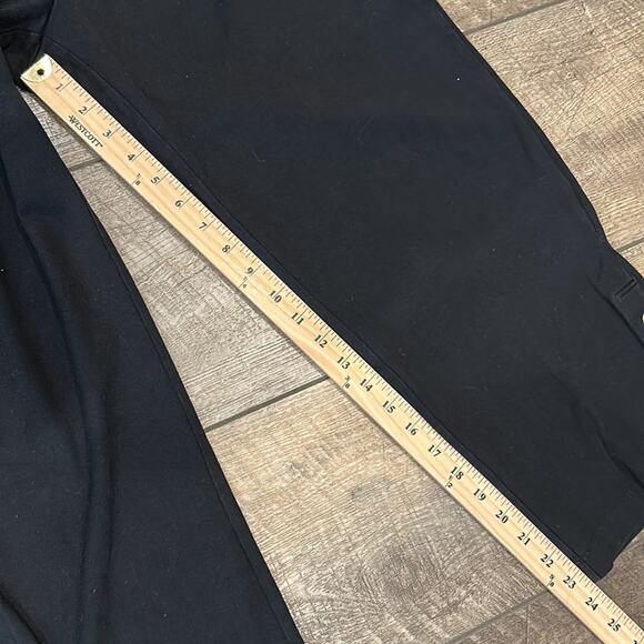 CHICO'S Zenergy Black Cropped PullOn Pant Chico's Size 2/US 12/14 - Picture 4 of 7